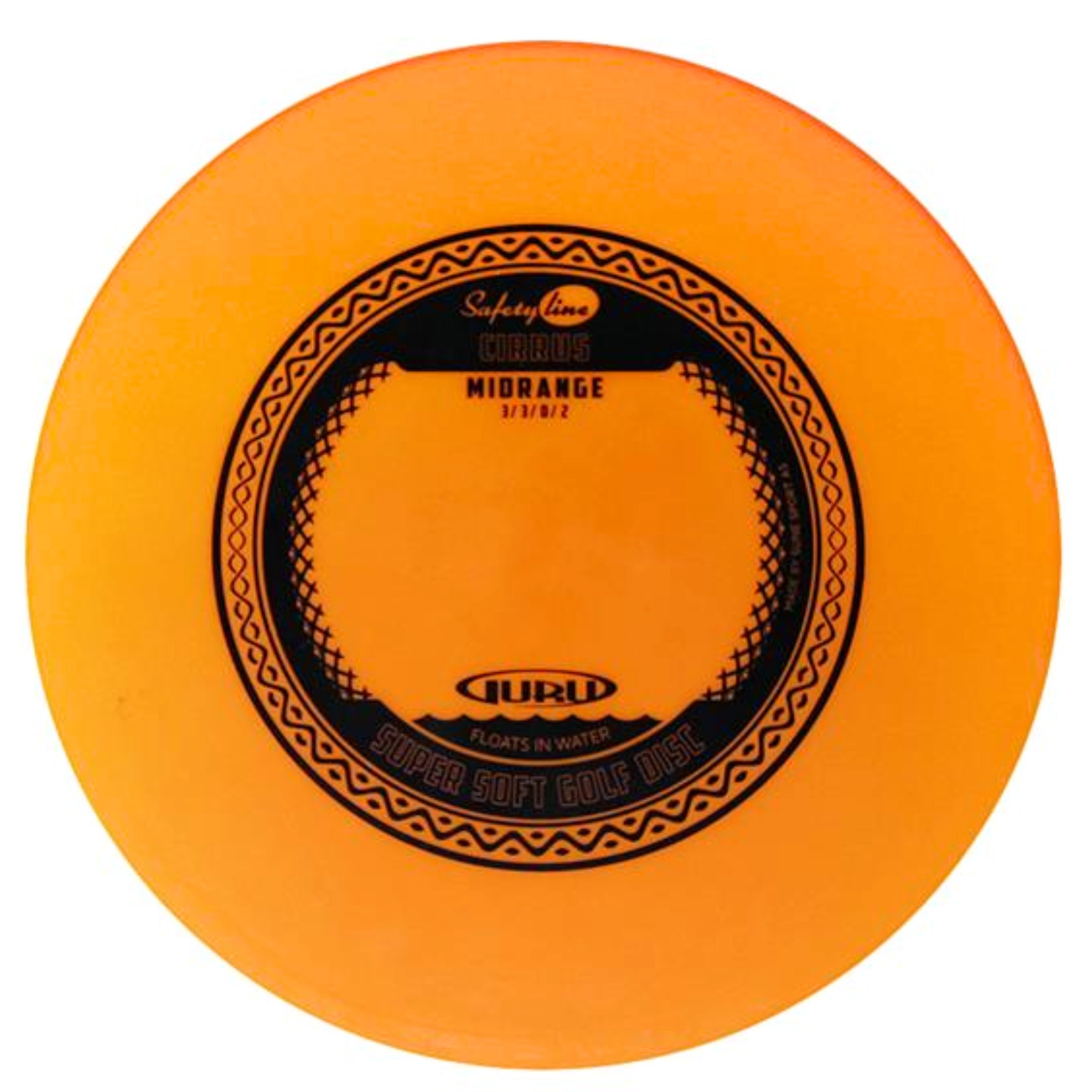 Orange Cirrus Midrange disc golf disc